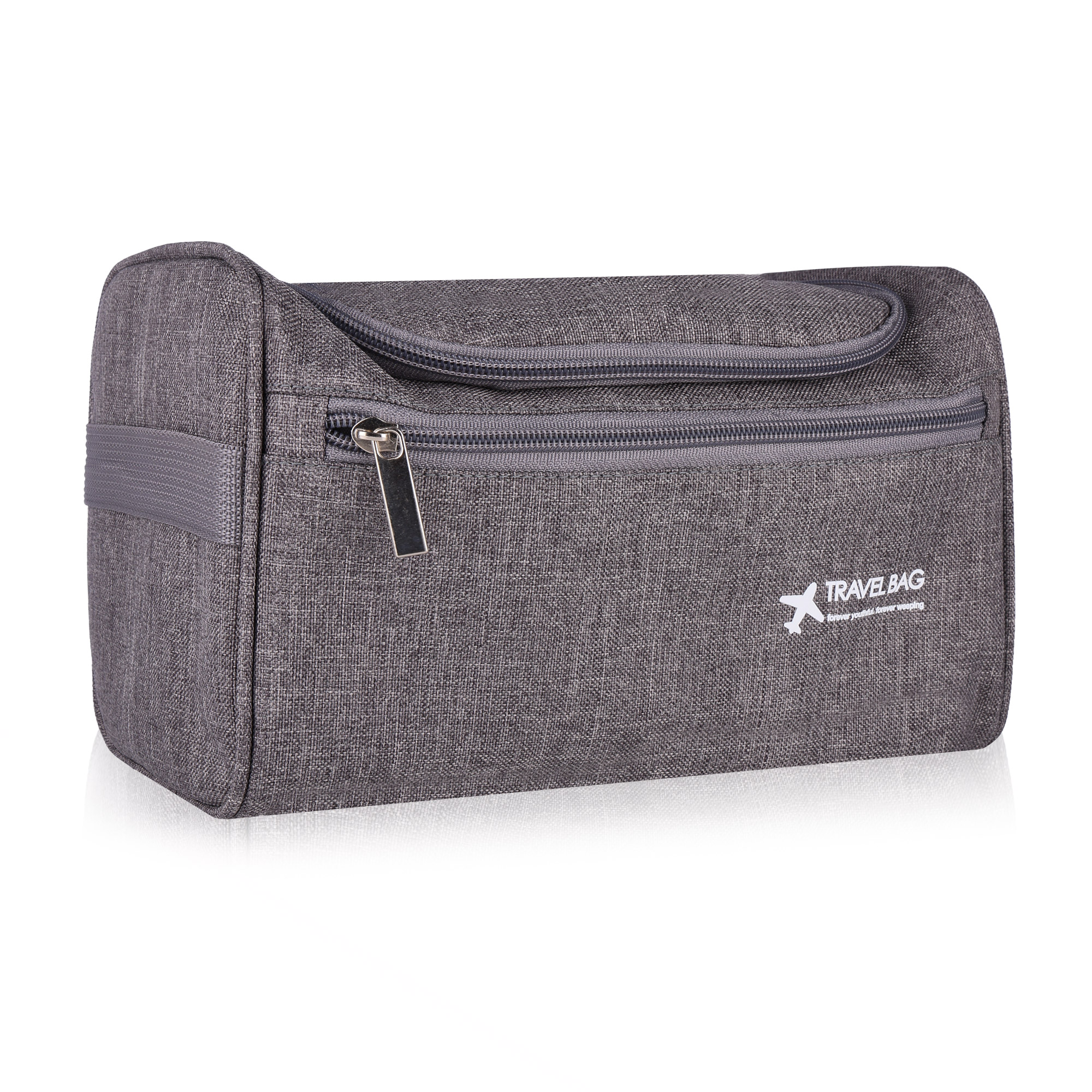 Косметичка-органайзер Travel Bag сіра, 15*14*24 см (178-2)